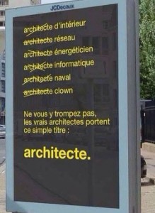 Image : titre d'architecte