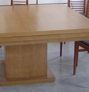 table chêne sur mesure